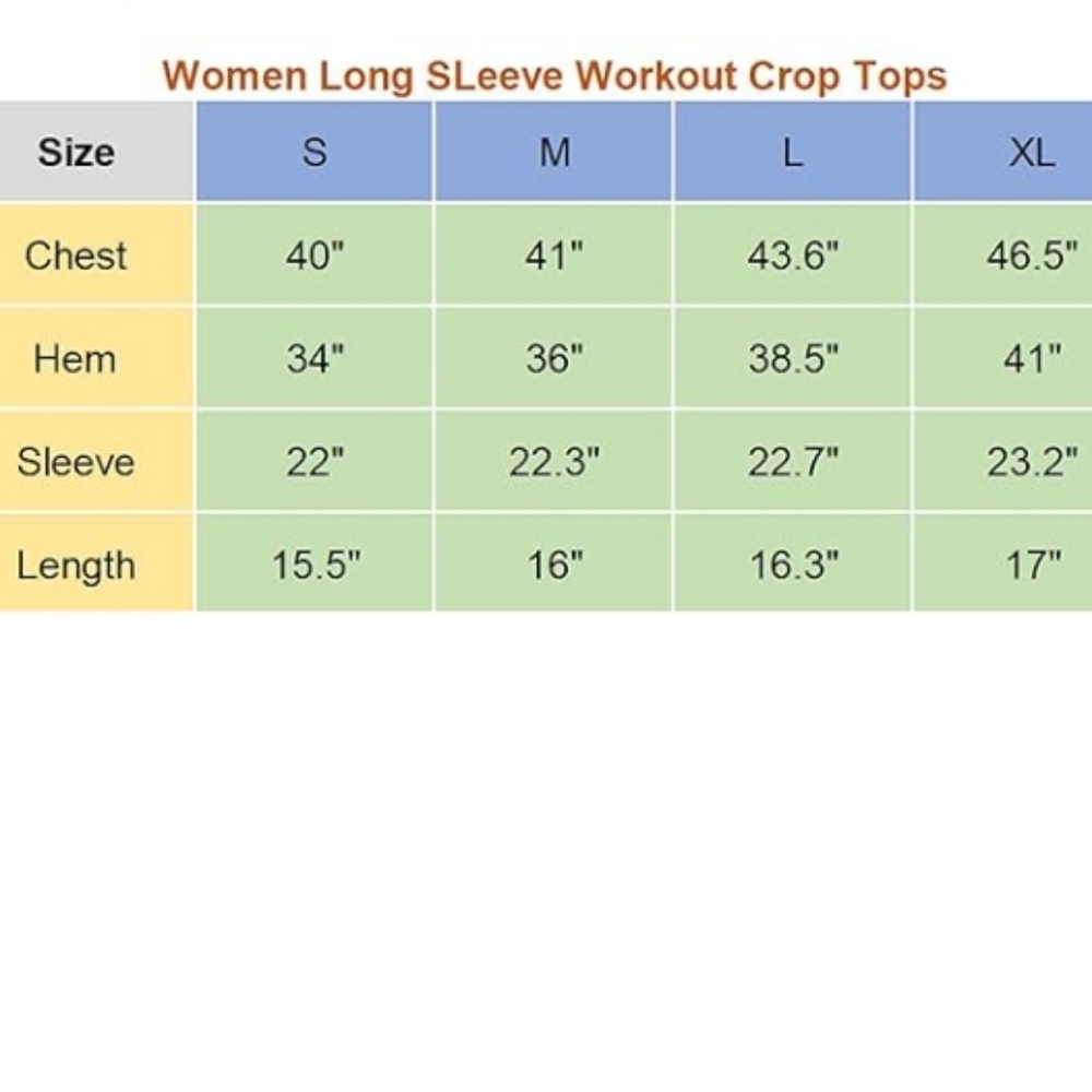 Bestisn Long Sleeve Crop Sweatshirt Top with Thumb Hole Red - Picture 5 of 5